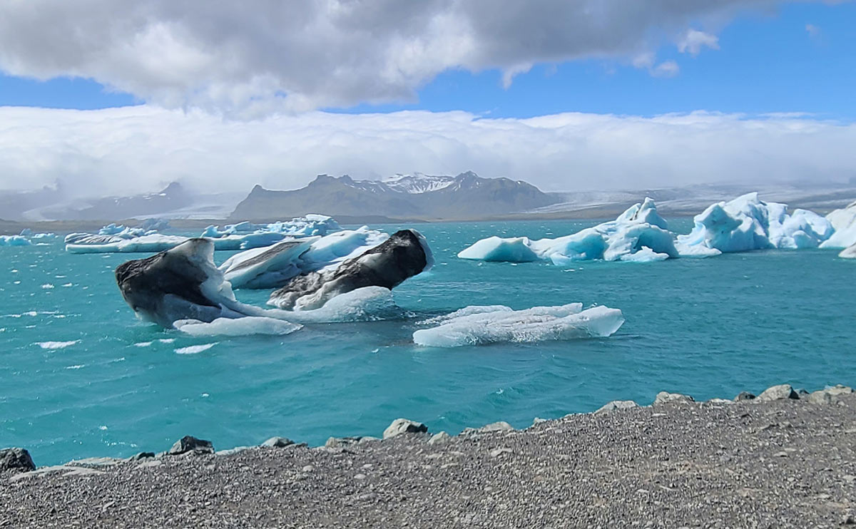 Iceland glacial lake